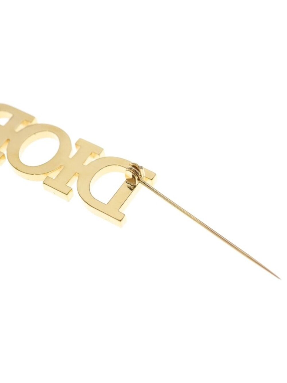 Dior Dio(r)evolution Metal Rhinestone Brooch Gold - Picture 5 of 6